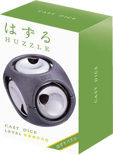 Hanayama Huzzle Cast Dice Rätsel aus Metall für 8+ Jahre 515043