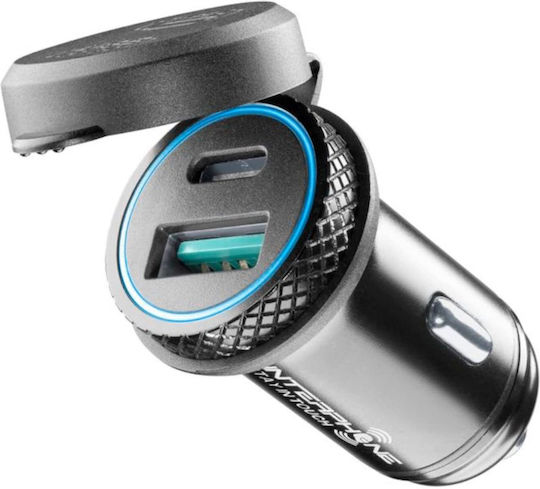 Interphone Interphone Autoladegerät 4.2A mit Anschlüssen: 1xUSB 1xType-C