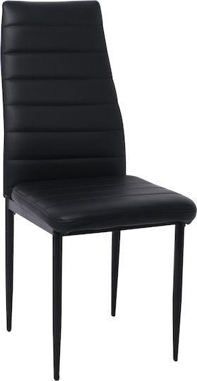 Jetta Stühle Speisesaal Black 6Stück 40x50x95cm