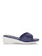 Platforme Dama Anatomici Tip Slip On Albastru Marin