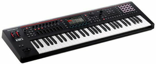 Roland Синтезатор Fantom-06 с 61 Полупретеглени Клавиши Черен