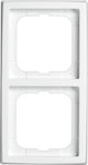 Abb Switch Frame 2 Positions Vertical Installation in White Color 20289