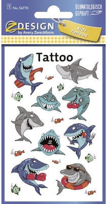 Avery Shark Tatuaje pentru copii