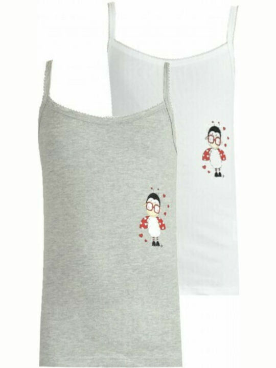 Happy People Kinderunterwäsche Set mit Mehrfarbigen Tank-Top 2Stücke