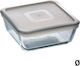 Pyrex Δοχείο Φαγητού Γυάλινο Γκρι 850ml