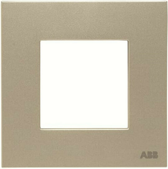 Abb Zenit Switch Frame 1 Position Vertical Installation in Gold Color 702792