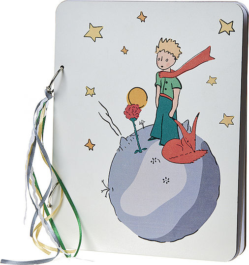 Nuova Vita Guest Book with Little Prince Subject Made of Wood K393