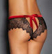 Lace Knickers with Bow Back Γυναικείο Sexy Stri...