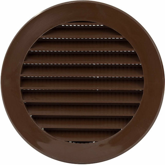 Europlast Περσίδα Εξαερισμού 12.6x12.6cm Στρογγυλή με Σίτα