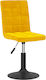 Rotativă Scaun Vizitator în Culoare Galben 40x52x102cm 4buc
