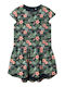 Name It Kids Dress Floral Short Sleeve Multicolour