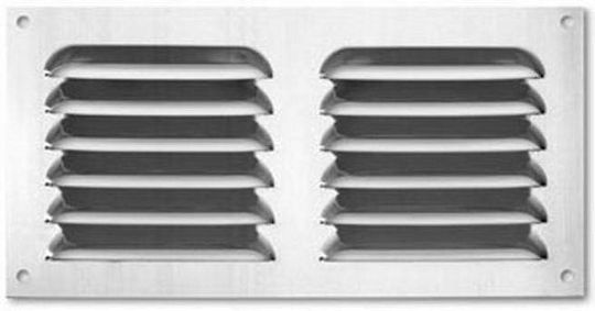 Inofix Lüftungsgitter 20x10cm Rechteckig mit Gitter