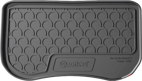 Gledring Kofferraummatten Wannenartig 1Stück aus Gummi 2017-2020 Schwarz