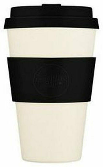Ecoffee Cup Чаша Пластмаса с Капак Черен 400мл