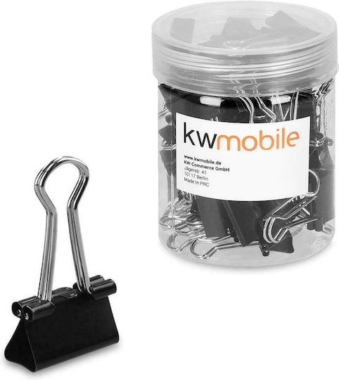 KWmobile Klammern Schwarz 50Stück