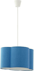 TK Lighting Cloud Μονόφωτο Παιδικό Φωτιστικό Κρεμαστό από Μέταλλο 25W με Υποδοχή E27 Μπλε