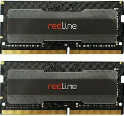 Mushkin Redline 64GB DDR4 RAM με 2 Modules (2x32GB) και Ταχύτητα 3200 για Laptop