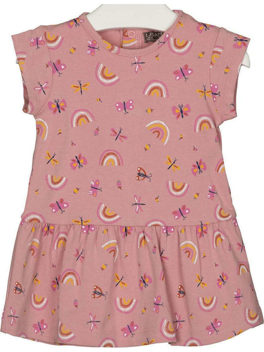 Kinderkleid Ärmellos Rosa