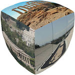 V-Cube Ancient Hellenic Treasures Athens - 3 Flat Speed Cube 3x3 for 6+ Years T3-ATH 1pcs