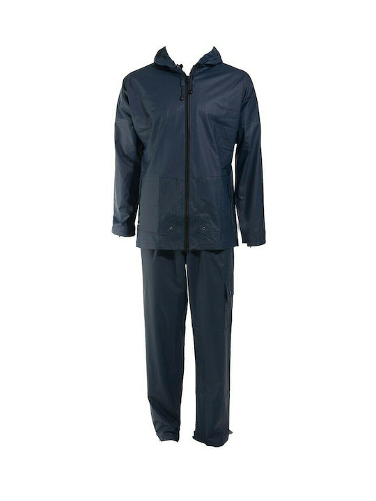 Delta Plus 850 Waterproof and Windproof Work Suit Blue EN850BM3X