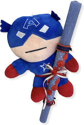 Easter candle CAPTAIN AMERICA 25CM