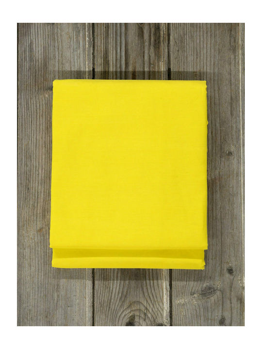 Nima Σεντόνι Μονό 160x260εκ. Unicolors Yellow