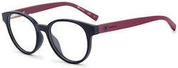 Missoni Kinder Acetat Brillengestell Blau MMI 0...
