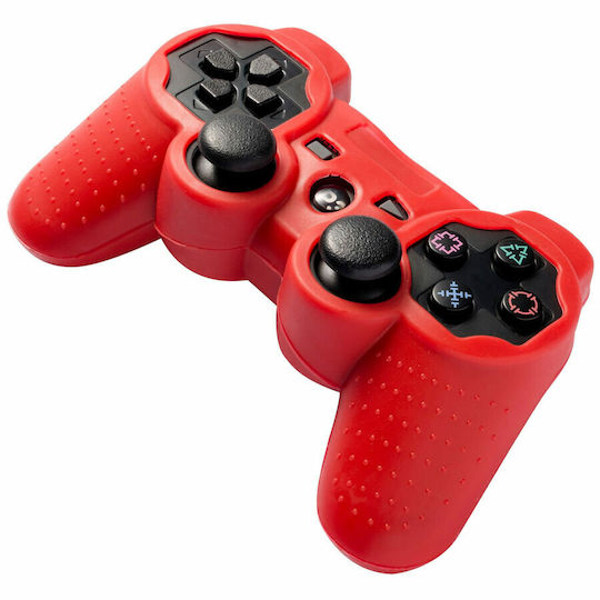 Θήκη Σιλικόνης για Χειριστήριο PS3 Κόκκινη