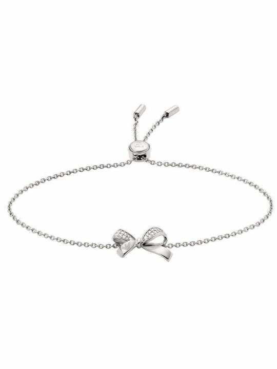 Emporio Armani Damen Armband Kette Sentimental aus Silber mit Zirkon