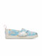 Toms Kids Espradrilles with Hoop & Loop Closure Blue