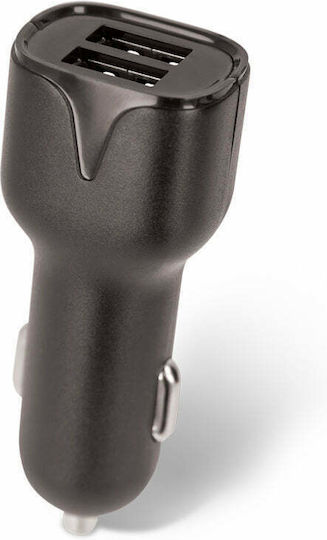 Setty Încărcător Auto 3A cu Porturi: 2xUSB Negru Culoare