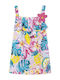 Rochie pentru Copii Fără mâneci Floral Multicolor