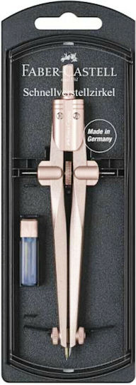 Faber-Castell Stream Zirkel mit Spitze und Zirkelscheibe in Fall