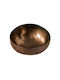 Chic Mic Shiny Espresso Μπωλ Σερβιρίσματος Στρογγυλό Ξύλινο Καφέ με Διάμετρο 15εκ.