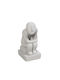 Espiel Decorative Statuette made of Plaster Eco in Grey Light 10cm 1pcs