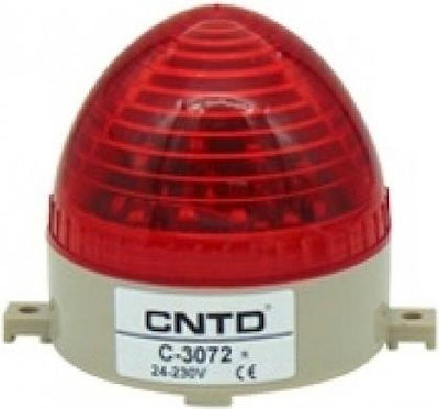 Cntd C-3072 Far de Sistem de Alarmă cu Roșu LED Lumină 230V 7.5x8.5cm