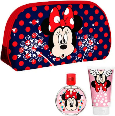 Air-Val International Παιδικό Σετ Eau de Toilette Minnie Mouse 50ml με Shower Gel 100ml & Νεσεσέρ