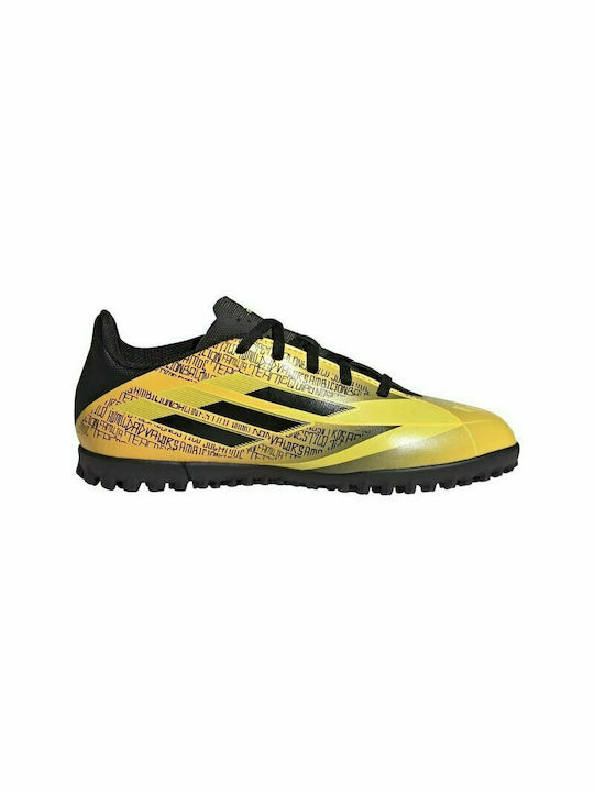 Adidas Παιδικά Ποδοσφαιρικά Παπούτσια Speedflow με Σχάρα Κίτρινα
