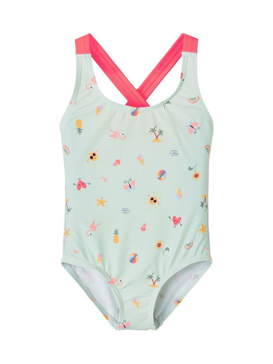 Name It Costum de baie pentru copii Întreg Verde