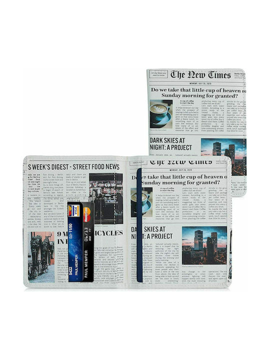 KWmobile Newspaper Passport Case 39214.33