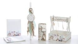 Bellissimo Ινδιάνος Baptism Set with Theme Dream Catcher 11pcs