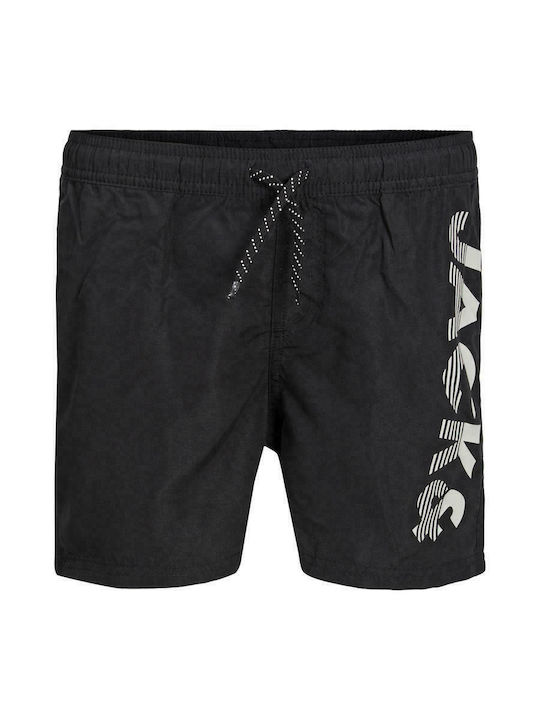 Jack & Jones Παιδικό Μαγιό Βερμούδα / Σορτς Μαύρο