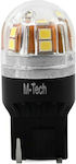 M-Tech Lămpi Autoturismului & Motocicletei T20 / W21W Canbus LED Alb 12-24V 3.2W 1buc