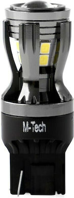 M-Tech Lamps Car & Motorcycle W21/5W Canbus LED White 12-24V 3.9W 1pcs