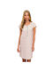 Vamp Summer Cotton Women's Nightdress White