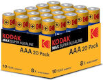 Kodak Αλκαλικές Μπαταρίες AAA 1.5V 20τμχ