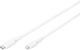 Digitus USB-C to Lightning Cable Λευκό 1m (DB-600109-010-W)