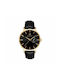 Gant Park Hill III Watch Chronograph Battery with Black Leather Strap