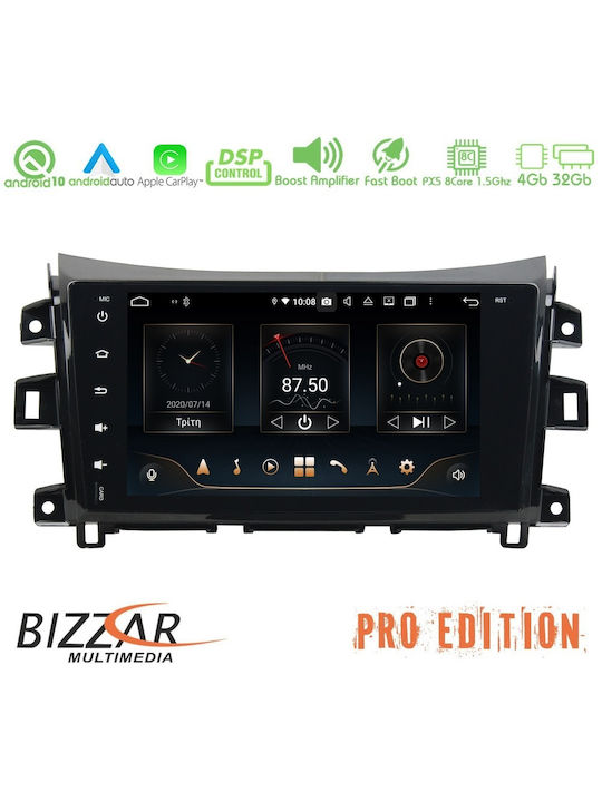 Bizzar Car Audio System for Nissan Navara / NP300 NP300 2016-2021 (Bluetooth/USB/WiFi/GPS/Apple-Carplay/Android-Auto/CD) with Touch Screen 9"