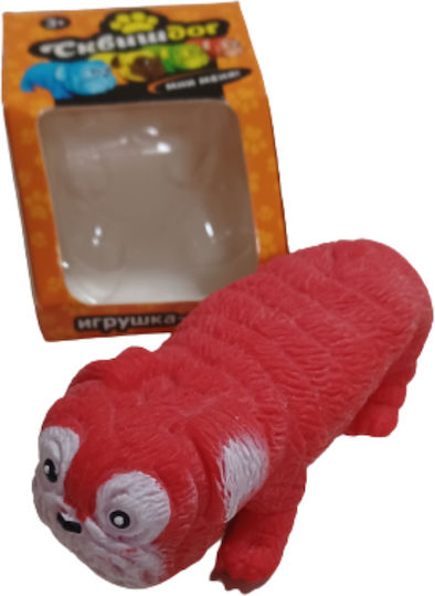 Antistress Soft Bulldog Squishy Squishy Red